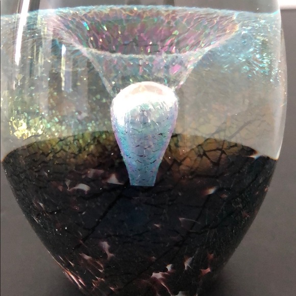 ❌SOLD❌EICKHOLT ART GLASS COLLECTOR EGG PAPERWEIGHT - Picture 10 of 16